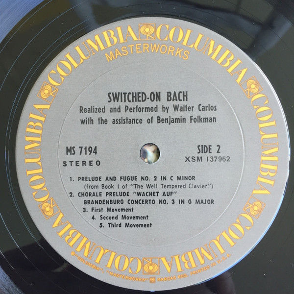Thumbnail: Walter Carlos - Switched-On Bach (LP, Album, RE, Ter) Very Good Plus (VG+), Very