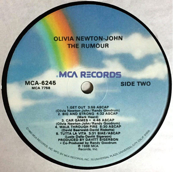 Thumbnail: Olivia Newton-John - The Rumour (LP, Album) Near Mint (NM or M-), Very Good Plus