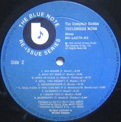 Thumbnail: Thelonious Monk - The Complete Genius (2xLP, Comp, Mono) Very Good Plus (VG+), V