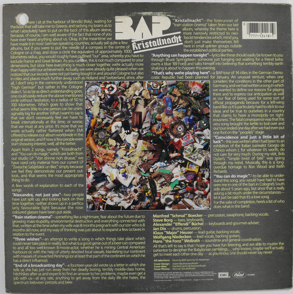 Thumbnail: BAP - Kristallnacht (LP, Comp) Near Mint (NM or M-), Very Good Plus (VG+)