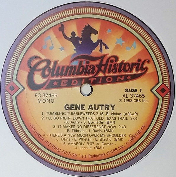 Thumbnail: Gene Autry - Gene Autry (LP, Comp, Mono) Near Mint (NM or M-), Near Mint (NM or 