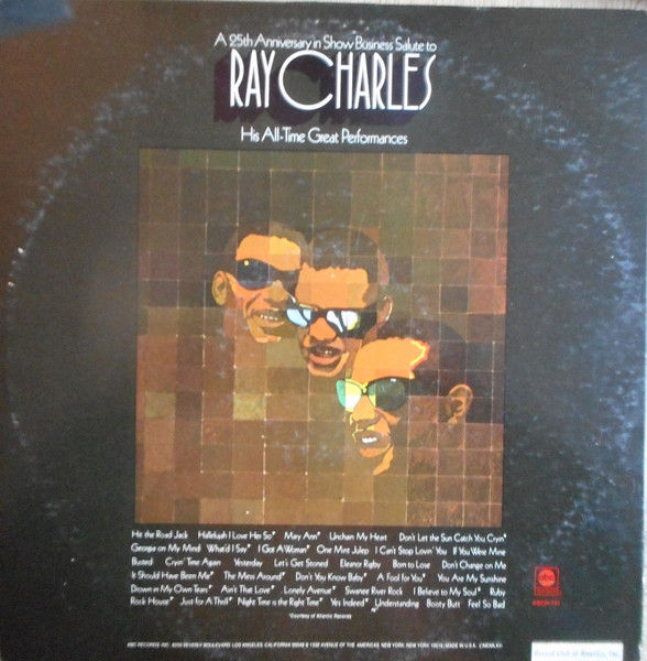 Thumbnail: Ray Charles - A 25th Anniversary In Show Business Salute To Ray Charles (2xLP, C