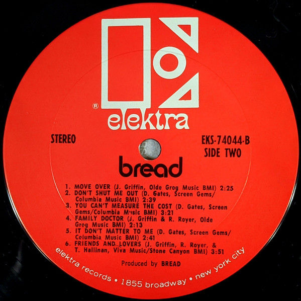 Thumbnail: Bread - Bread (LP, Album, Ter) Very Good Plus (VG+), Very Good Plus (VG+)