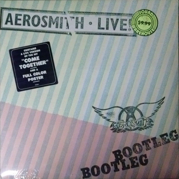 Aerosmith - Live! Bootleg (2xLP, Album, Ter) Very Good Plus (VG+), Very Good Plu