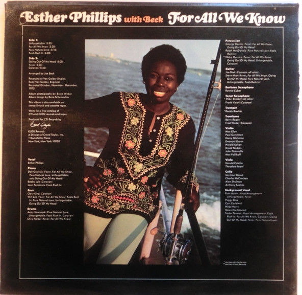 Thumbnail: Esther Phillips With Joe Beck - For All We Know (LP, Album) Very Good Plus (VG+)