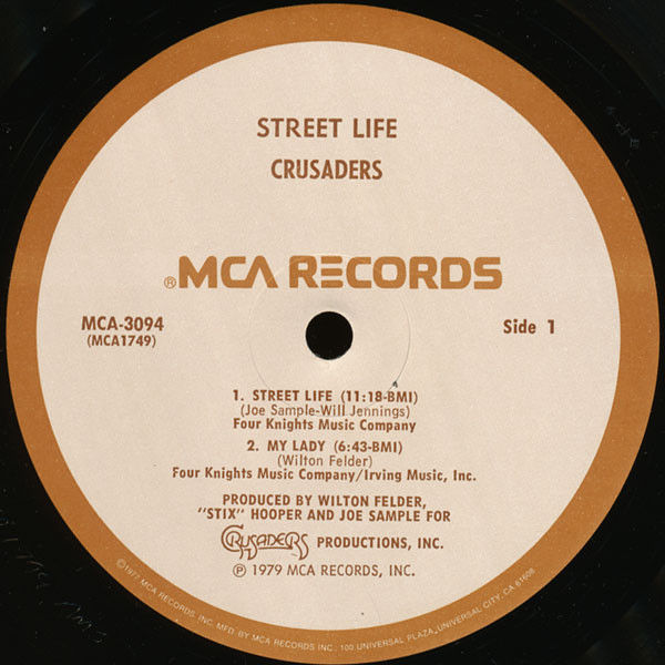 Thumbnail: The Crusaders - Street Life (LP, Album, M/Print,  Pi) Very Good Plus (VG+), Very