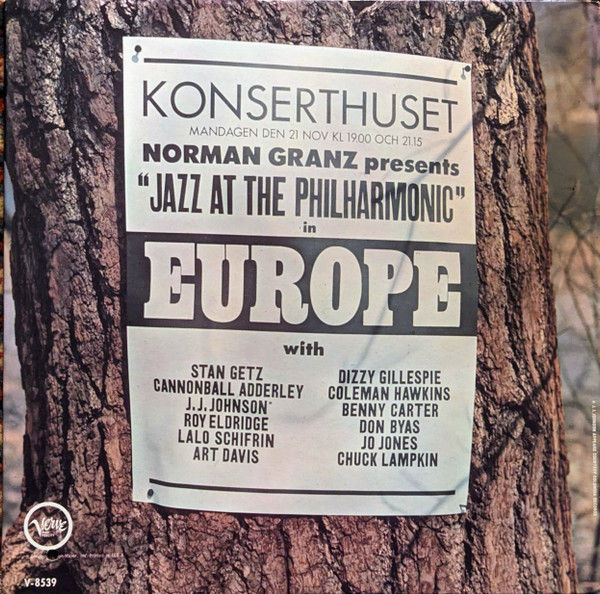 Various - Jazz At The Philharmonic In Europe (LP, Album, Mono, MGM) Near Mint (N