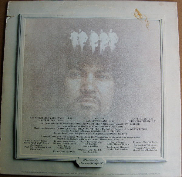 Thumbnail: The Temptations - Masterpiece (LP, Album, Ind) Very Good Plus (VG+), Near Mint (