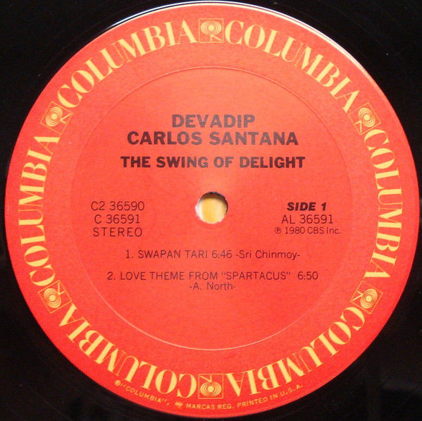 Thumbnail: Carlos Santana - The Swing Of Delight (2xLP, Album, Pit) Very Good Plus (VG+), V