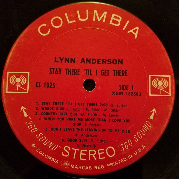 Thumbnail: Lynn Anderson - Stay There 'Til I Get There (LP, Album, Ter) Mint (M), Near Mint