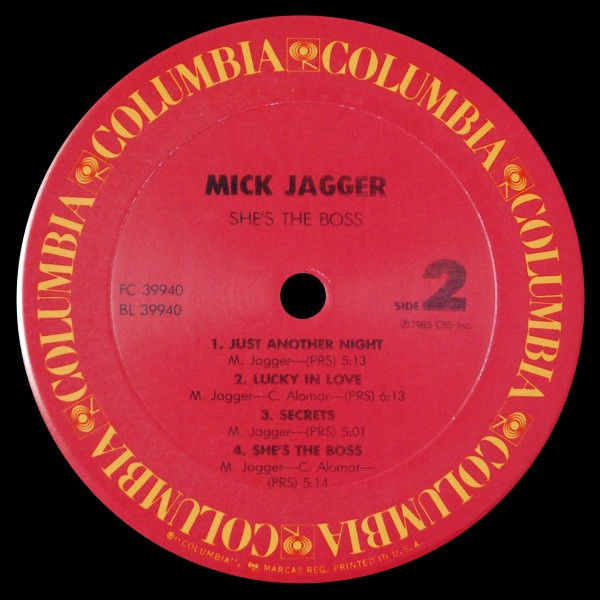 Thumbnail: Mick Jagger - She's The Boss (LP, Album, Pit) Very Good Plus (VG+), Very Good Pl