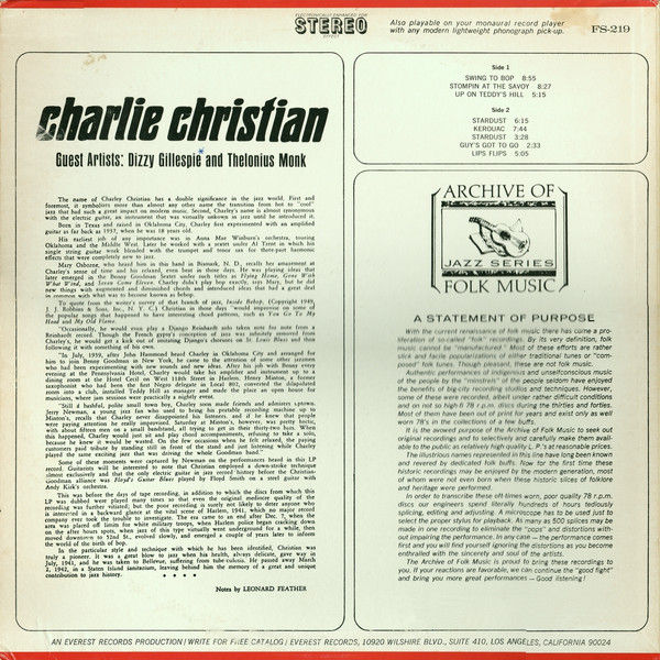 Thumbnail: Charlie Christian - Charlie Christian (LP, Album, RE) Near Mint (NM or M-), Very