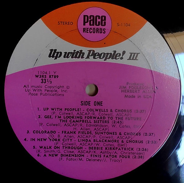 Thumbnail: Up With People - Up With People! III (LP) Mint (M), Near Mint (NM or M-)