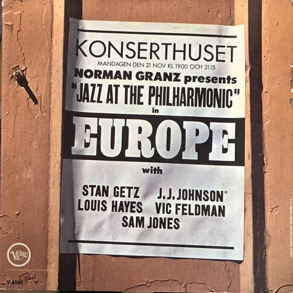 Norman Granz presents Jazz At The Philharmonic - Jazz At The Philharmonic In Eur
