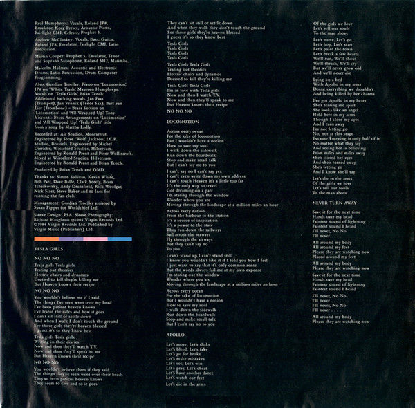 Thumbnail: Orchestral Manoeuvres In The Dark - Junk Culture (LP, Album) Good Plus (G+), Ver