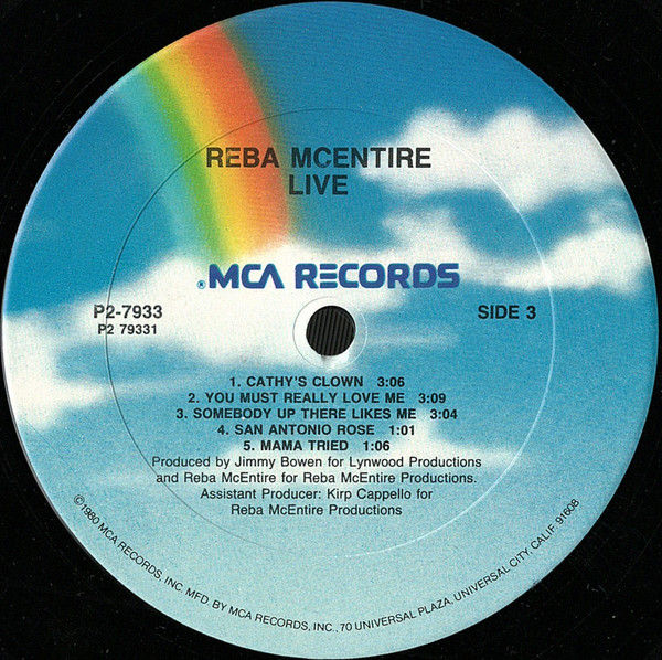 Thumbnail: Reba McEntire - Live (2xLP, Album, Club, Car) Near Mint (NM or M-), Very Good Pl