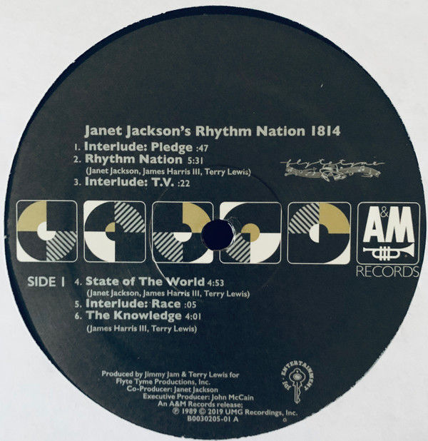 Thumbnail: Janet Jackson - Rhythm Nation 1814 (2xLP, Album, RE) Mint (M), Near Mint (NM or 