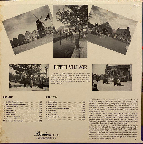 Thumbnail: The Golden Angel - The Golden Angel Dutch Village Street Organ (LP) Very Good Pl