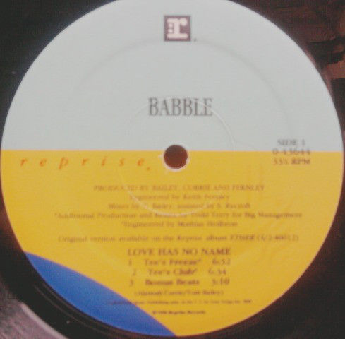 Thumbnail: Babble - Love Has No Name (12") Near Mint (NM or M-), Very Good Plus (VG+)