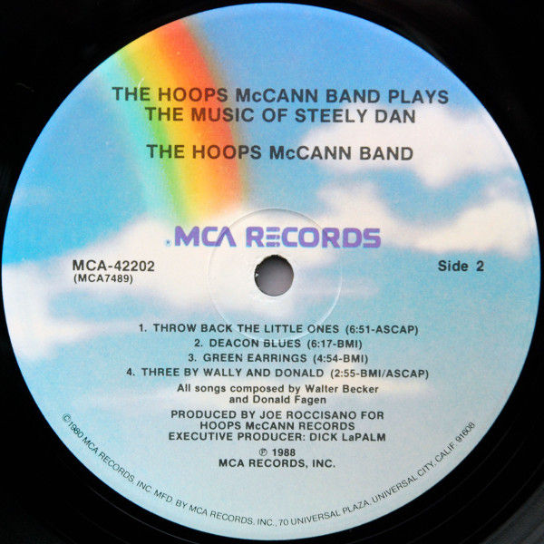Thumbnail: The Hoops McCann Band - Plays The Music Of Steely Dan (LP, Album, Pin) Very Good