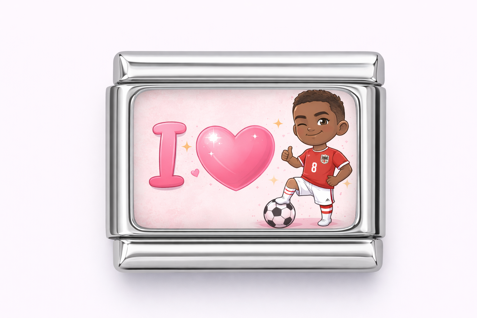 WC 2026 Austria David Alaba Cartoon - Silver & Gold