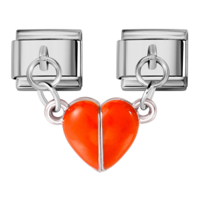 Thumbnail: Colourful magnet heart pendant