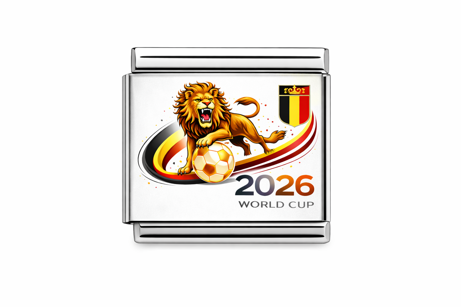 WC 2026 Belgium Animal- Silver & Gold