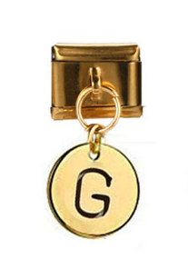 Thumbnail: Letter gold pendant