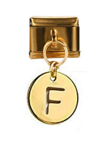Thumbnail: Letter gold pendant