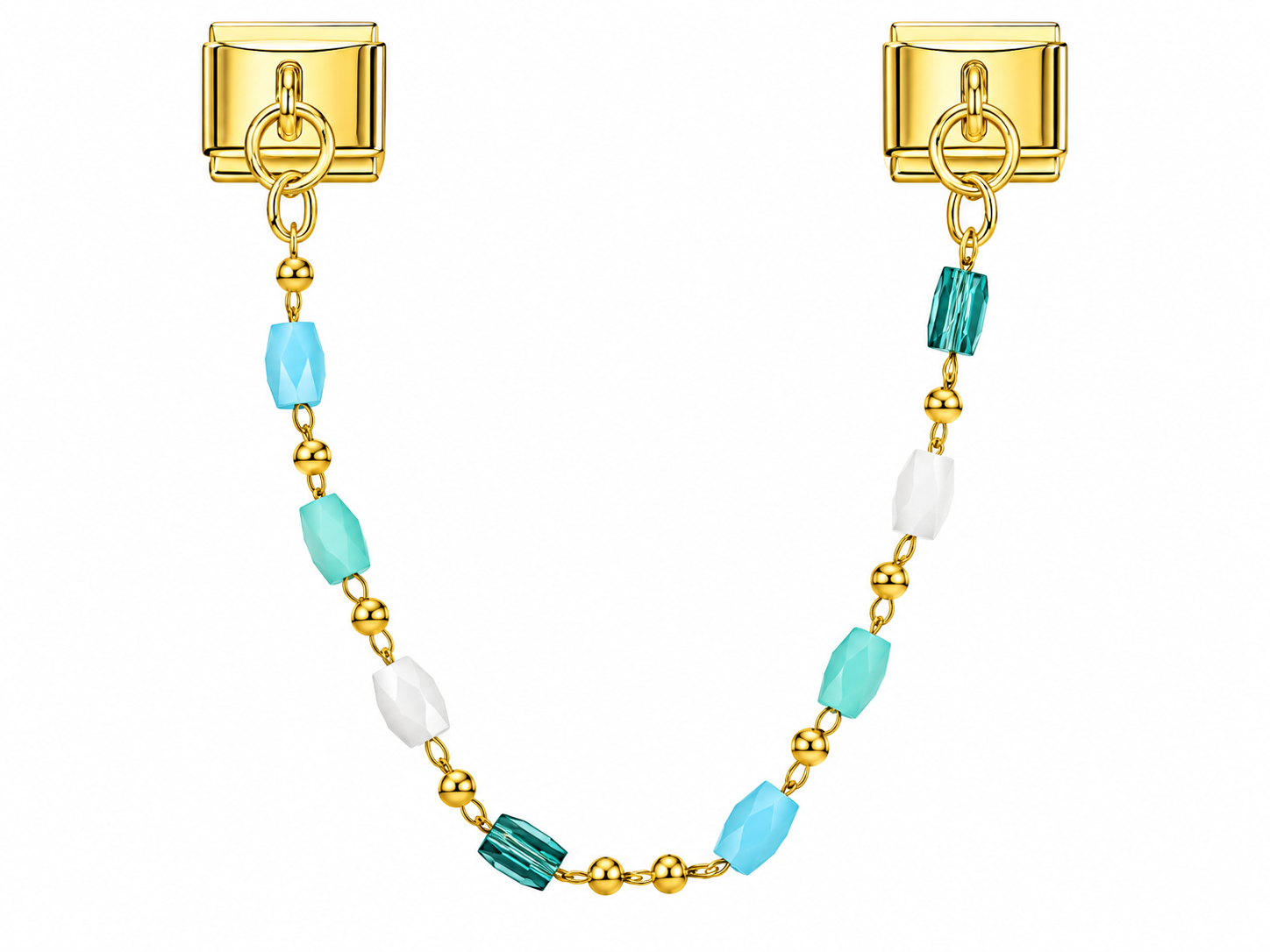Blue beads chain - ASPE040