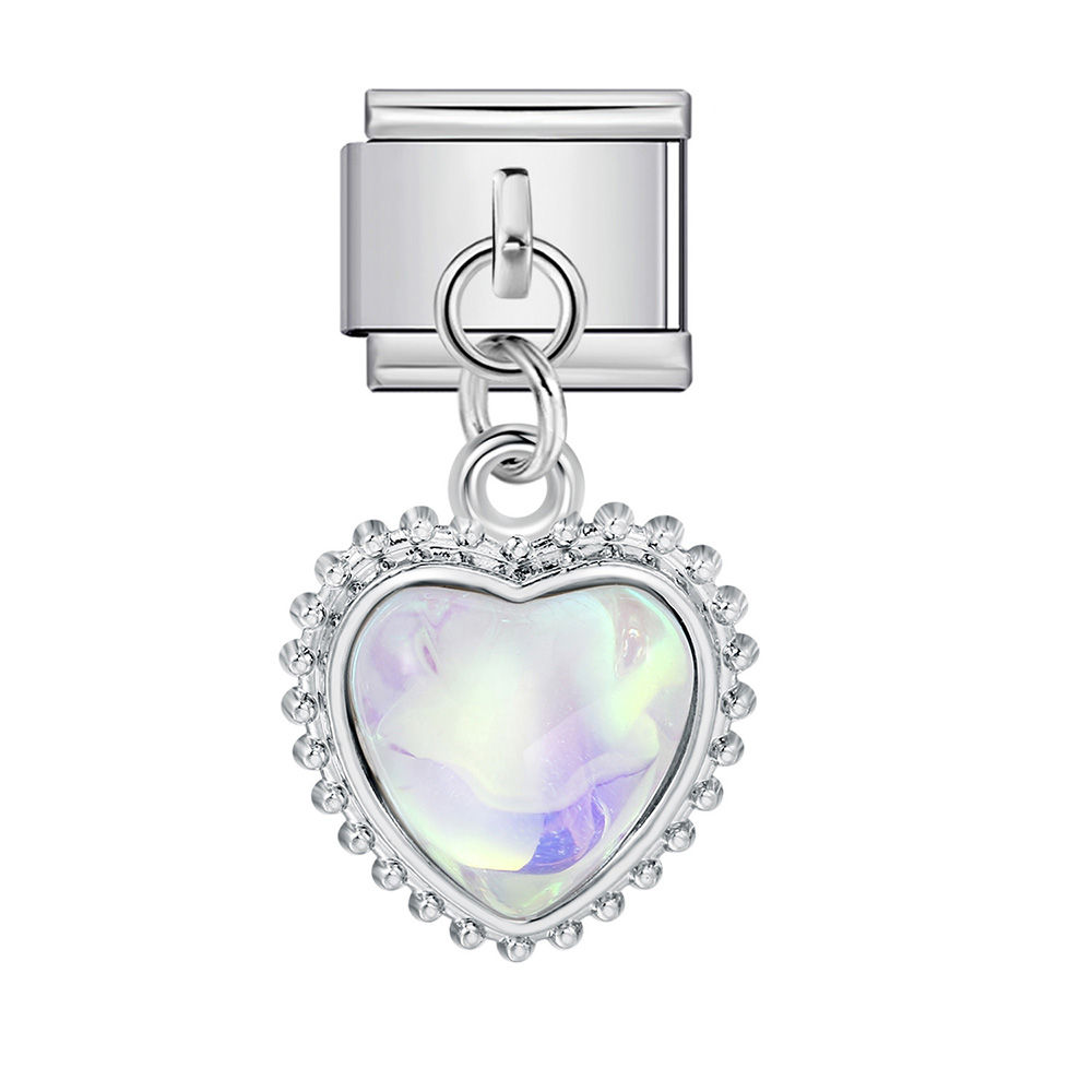 Heart with diamond pendant