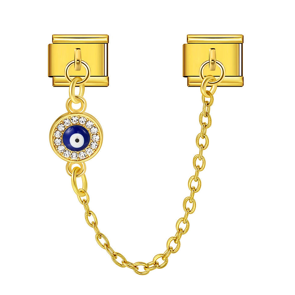 Thumbnail: Different style eye chain gold Pendant