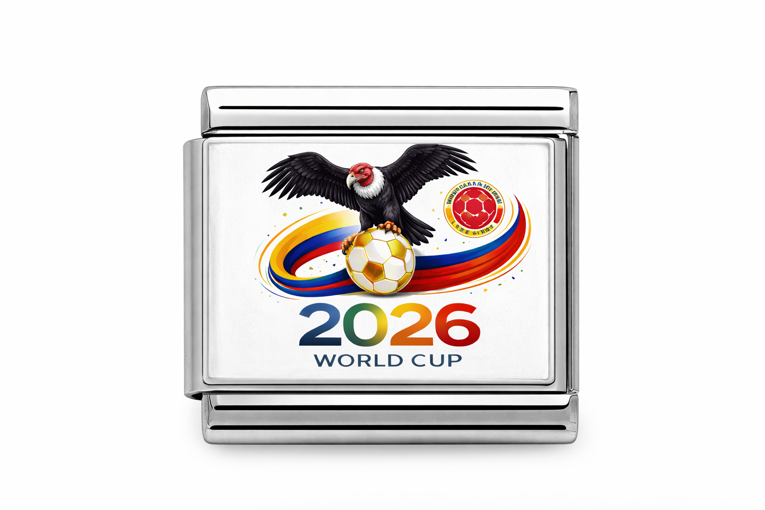 WC 2026 Colombia Animal - Silver & Gold