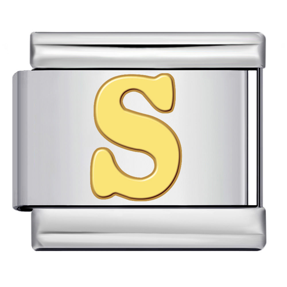 Letter S Gold