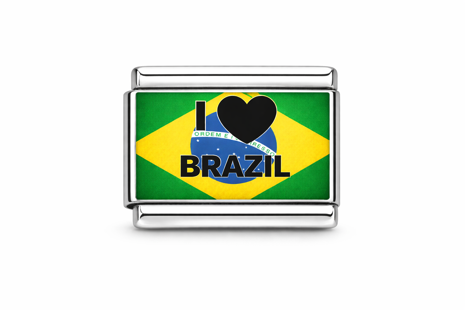 WC 2026 I love Brazil- Silver & Gold