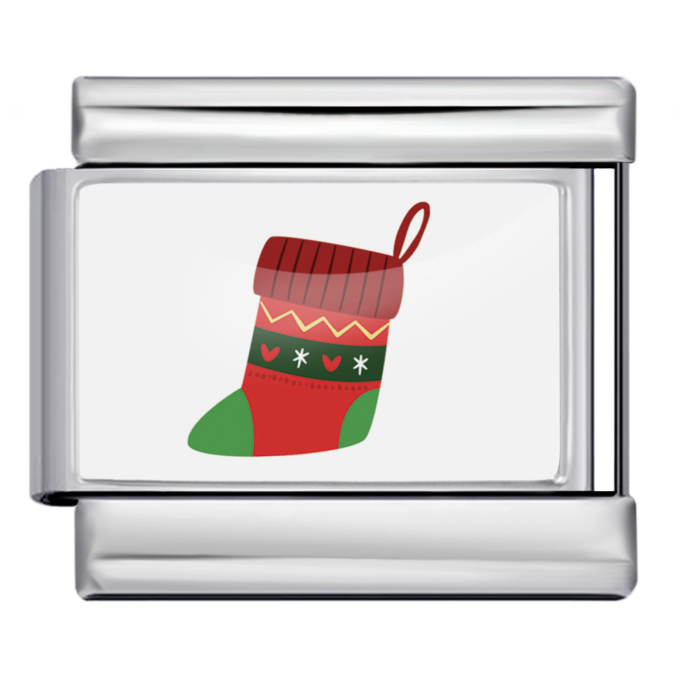 Christmas series - socks Silver
