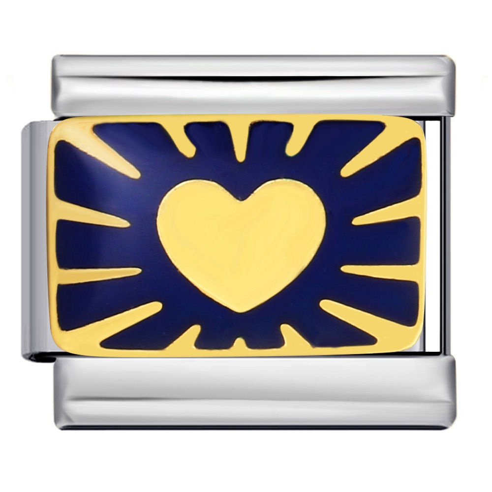 Gold Heart with Glow