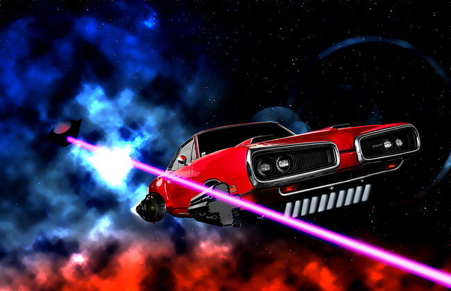 MUSCLE CAR IN SPACE!