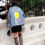 Thumbnail: {His/Hers} Smiley Personalised Denim Jacket