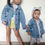 Thumbnail: 👧🏻👦🏻{Kids} Candy Confetti Personlised denim jacket 