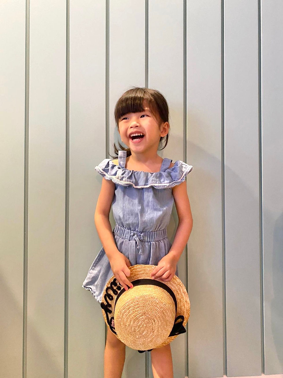 Thumbnail: 👧🏻{kids} Personalised straw hat 