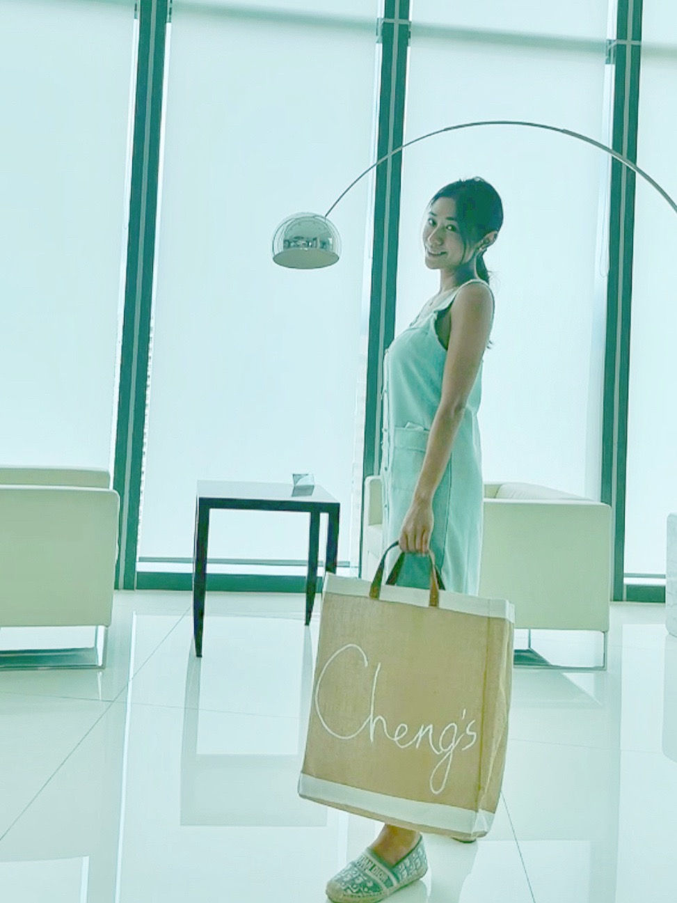 Thumbnail: {Shopping  Tote} Large- Personalise Initial 