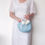 Thumbnail: {Round Handle} Personalised Bag- Blue