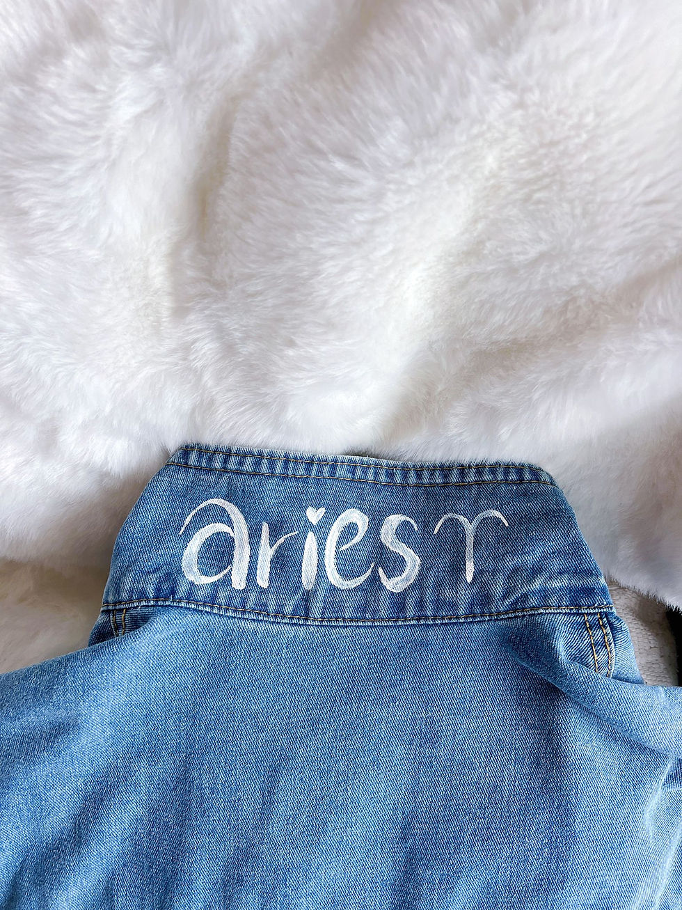 Thumbnail: {His/Hers} Patch Work Personalized Denim Jacket