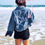 Thumbnail: {Hers} Cupid's Heart + Name Personalized Denim Jacket