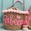 Thumbnail: {Straw Bucket} Personalize Name Bucket Bag