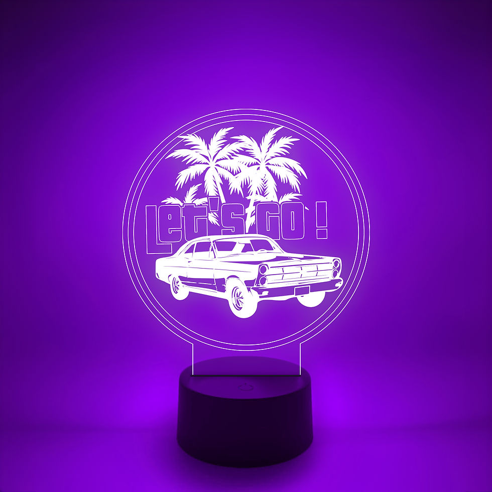 Thumbnail: Let’s Go LED Lamp | A Retro Ride for Car Enthusiasts, Gamers, and Neon Nostalgia