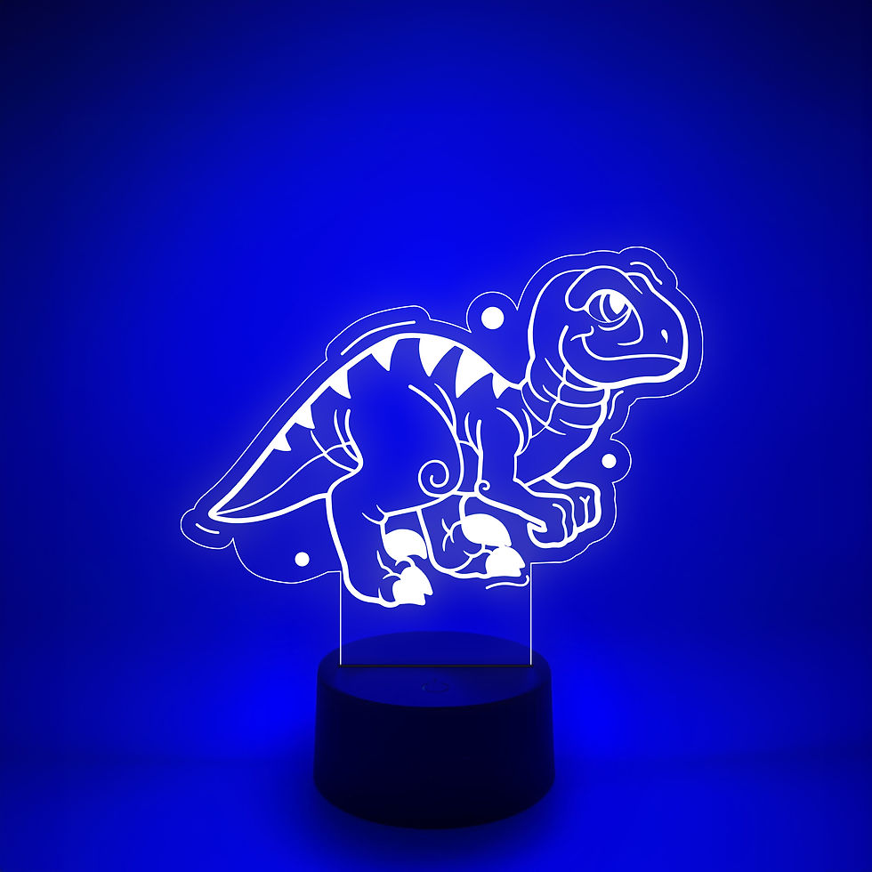 Thumbnail: Cartoon Raptor LED Lamp | A Fierce and Fun Glowing Companion
