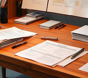 spacious desk image of paperwork abstract.jpg