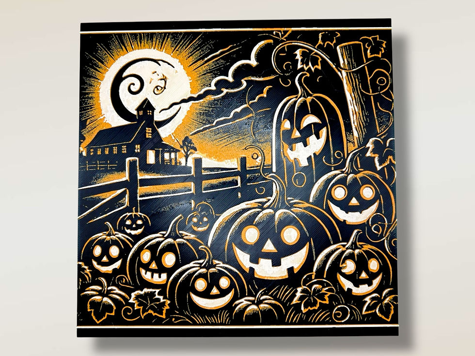 Thumbnail: “Harvest Moon Mischief” – Pumpkin Patch 1 Hueforge